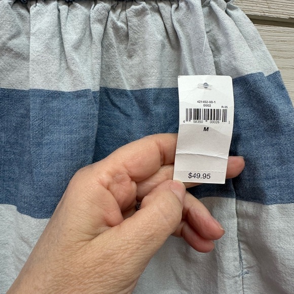 GAP 1969 Blue & White Stripe Skirt | Size M | NWT - Picture 3 of 7